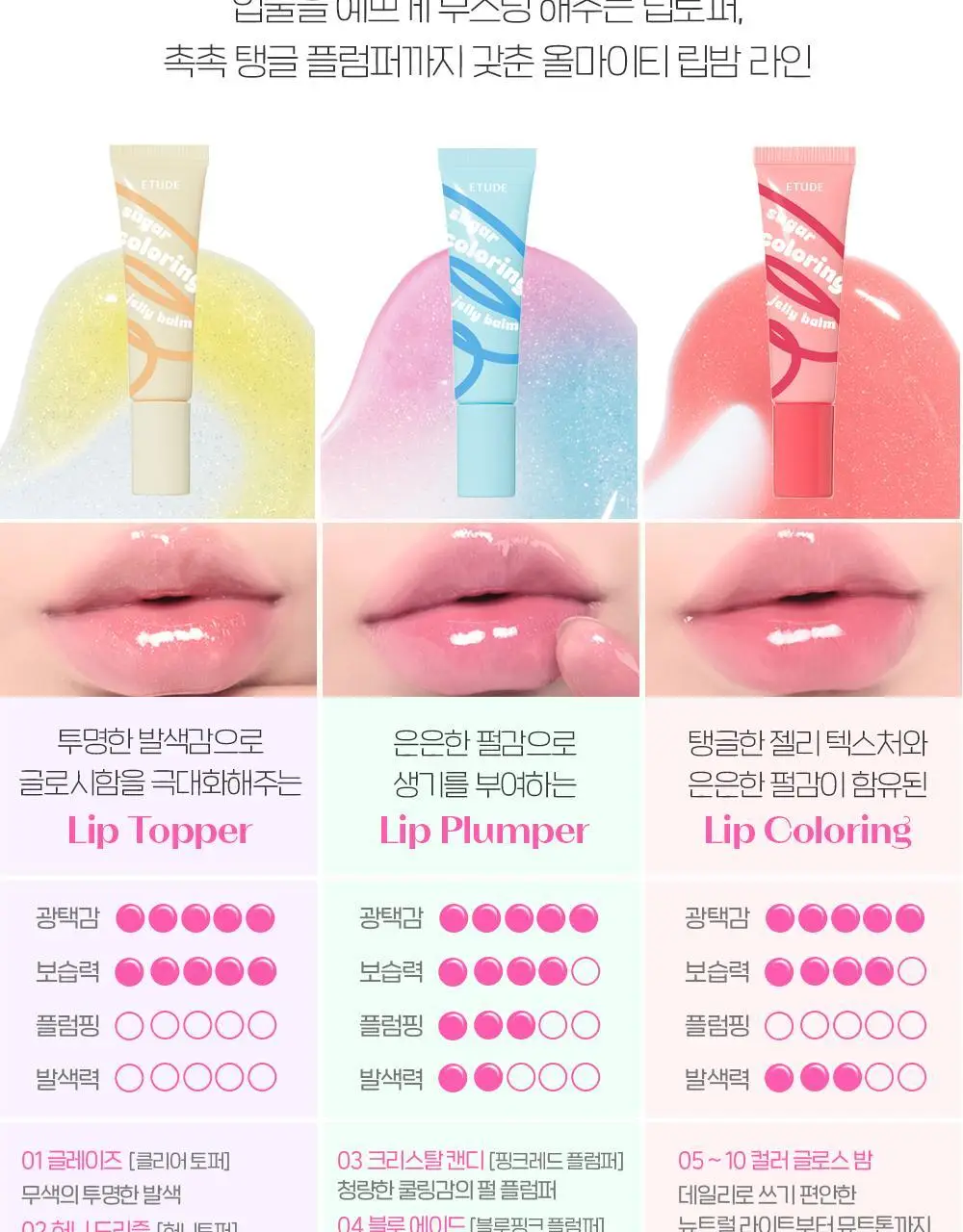 [산리오 모음] 에뛰드 포근 픽싱 틴트 (태닝 포차코) / 슈가 컬러링 젤리밤 (태닝 시나모롤) 상세페이지 47